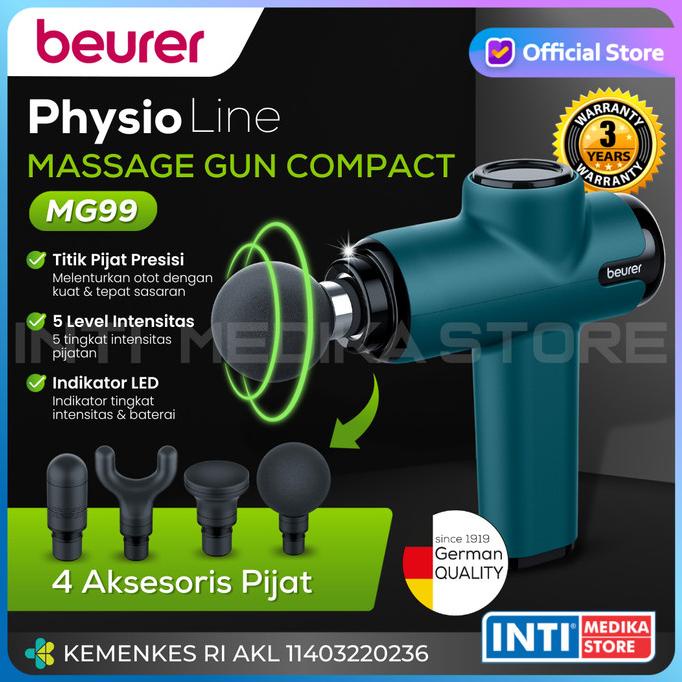 BEURER Germany - Massage Gun MG99 | Alat Terapi Pijat Otot Elektrik