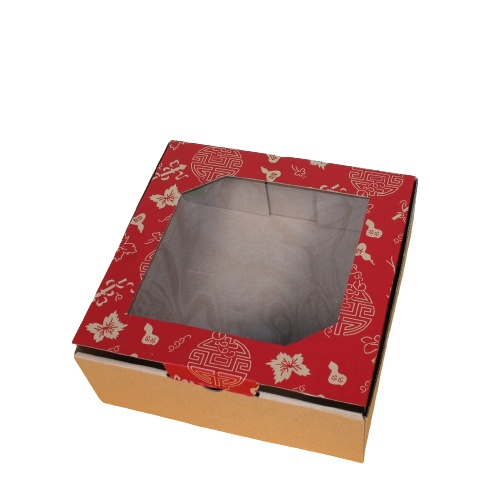 

KARDUS HAMPERS IMLEK BOX IMLEK PACKAGING PUDDING GIFTBOX DAN SOUVENIR DUS MIKA 25X25X10 CM