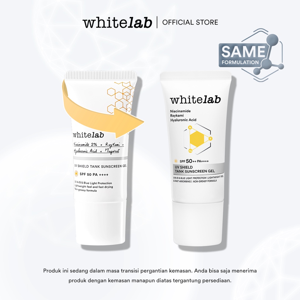 Whitelab UV Shield Tank Sunscreen Gel SPF 50++ PA++++ White Lab