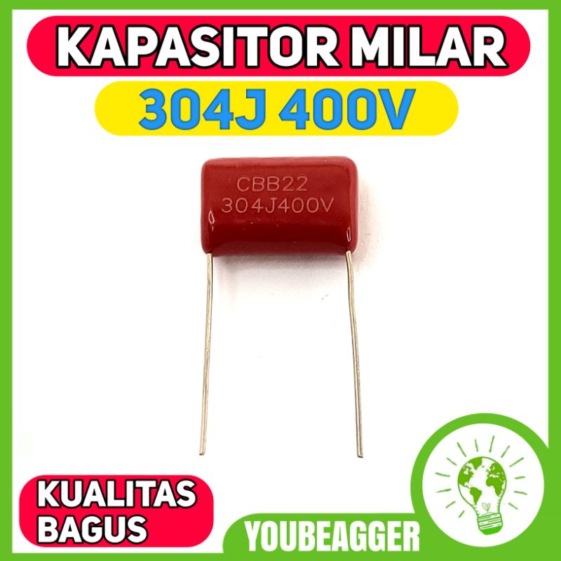 Kapasitor milar 304j 400v