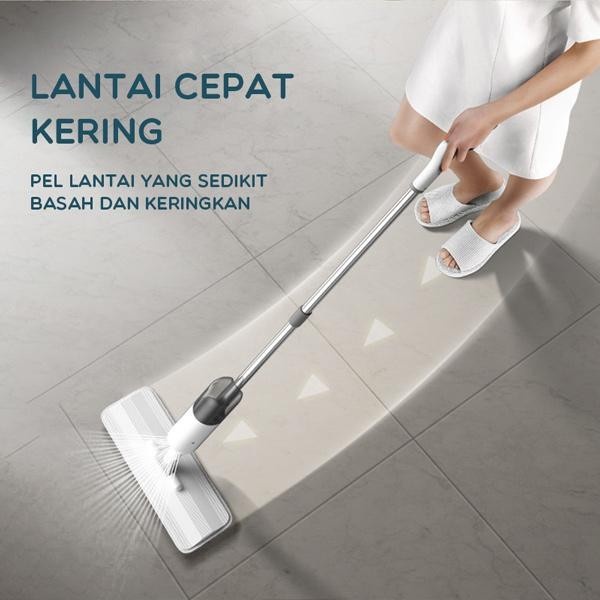 Jual Samono Scm001 Water Spray Mop Tongkat Alat Pel Pembersih Lantai