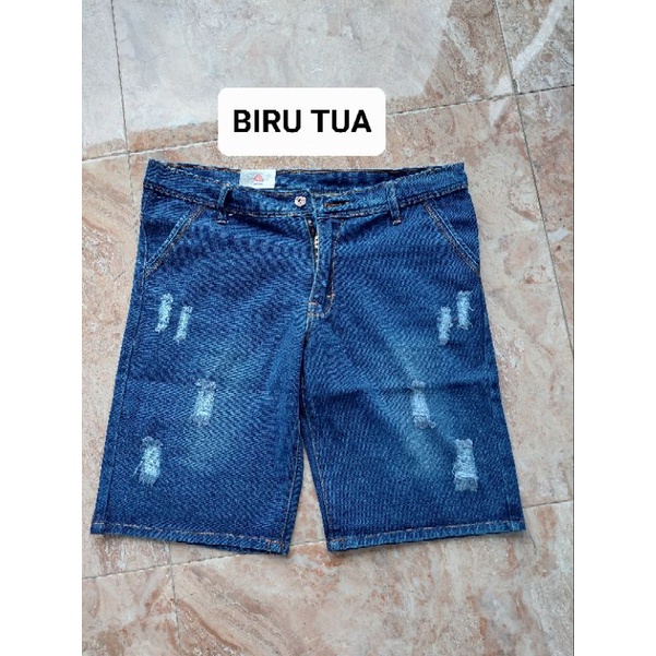 PENDEK JEANS STANDAR / PENDEK REGULER PRIA 27 SAMPAI 38