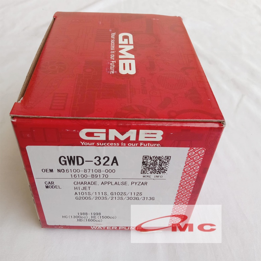 Water Pump Pompa Air Daihatsu Zebra S89 S91 Espass 1.3 GMB GWD-32A