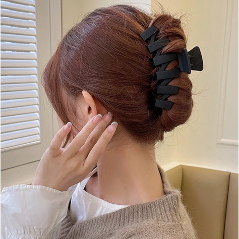 [COD] JEPIT RAMBUT DOFF WANITA BESAR JEPIT SALON MODEL ZIG ZAG JEPIT DOFF KOREA BESAR IMPORT