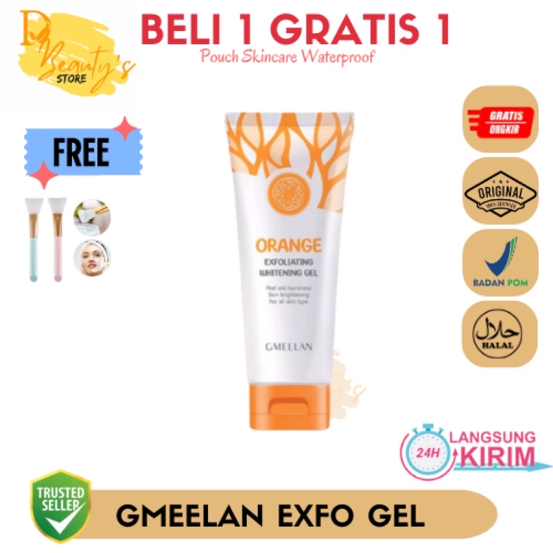 Jual GMEELAN EXFOLIATING GEL FACE EKSFOLIASI WAJAH BLACKHEAD CLEANER
