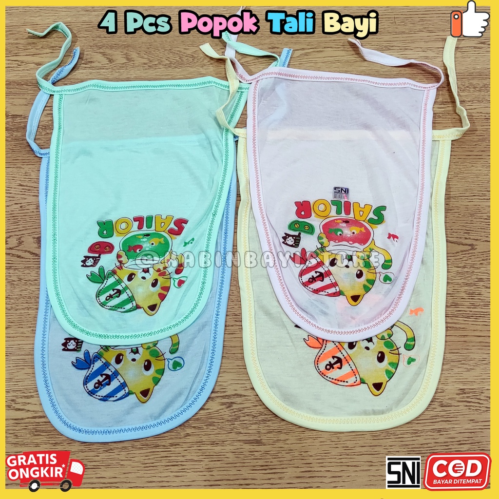 4 Pcs Popok Bayi Tali Warna SNI