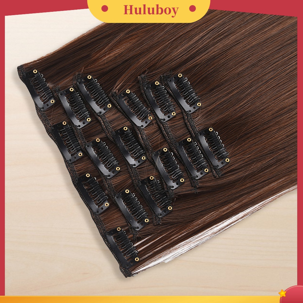 Wig Rambut Palsu Wanita Model Panjang Lurus Tahan Panas