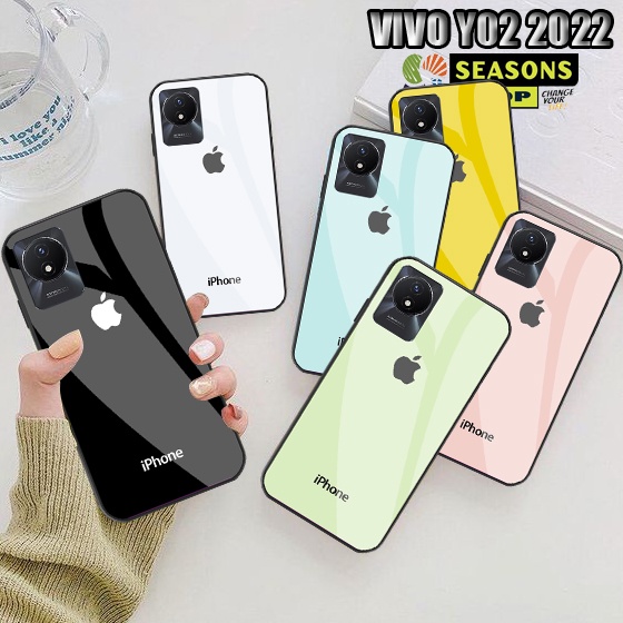 [VIVO Y02 2022] Vivo Y02 - Softcase Glass Glitter Vivo Y02 -  Softcase Vivo Y02  - Casing Vivo Y02 -