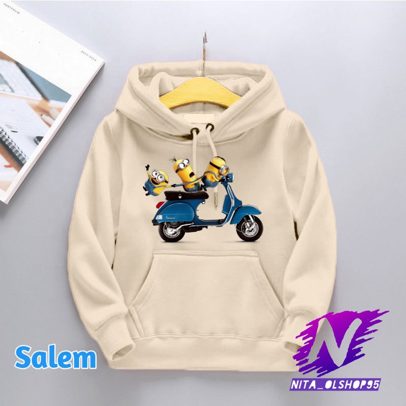 hoodie anak minions vespa