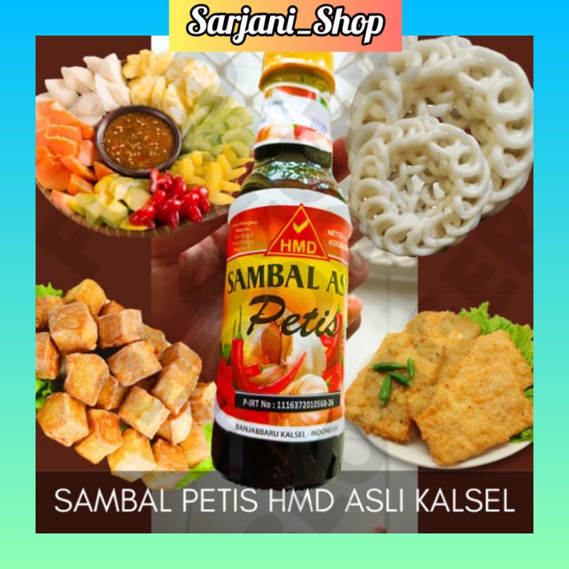 

HMD SAMBAL ASLI PETIS Botol 340 ml khas KAL SEL