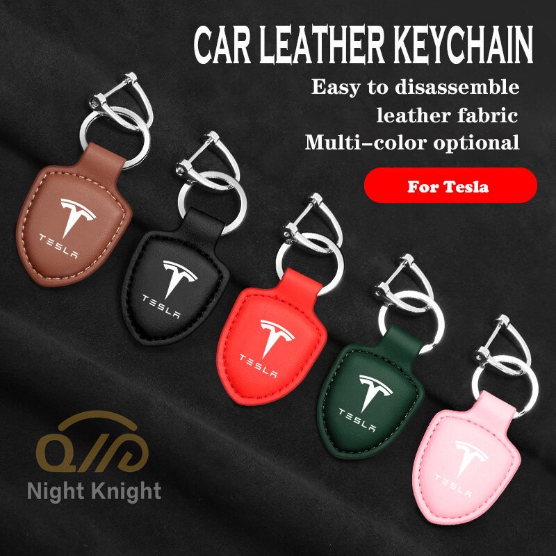 Gantungan Kunci Mobil Kreatif Alloy Metal Keyring Gantungan Kunci Ring Hadiah Untuk Tesla Model3Model Y Model X Model S