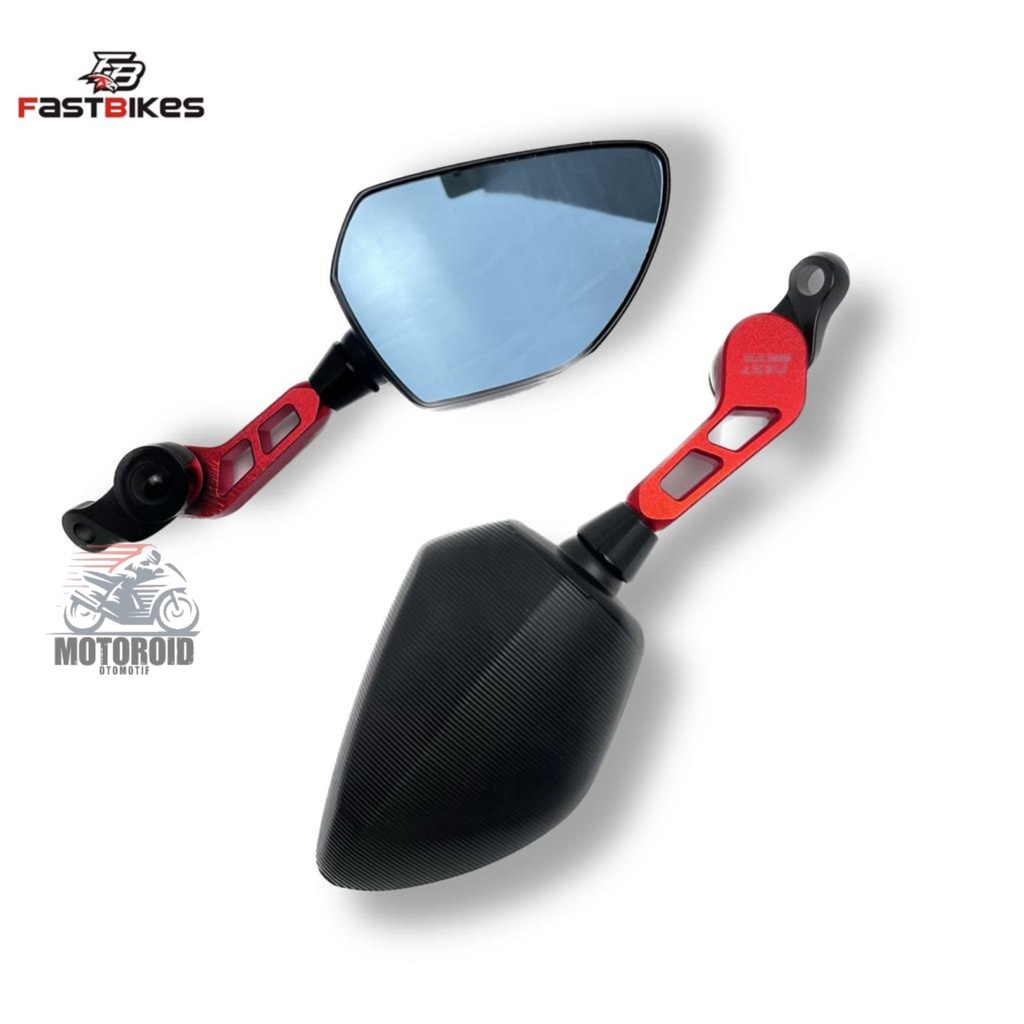 Spion Ducati Fastbikes Full Cnc Rear Mirror Real Stealth