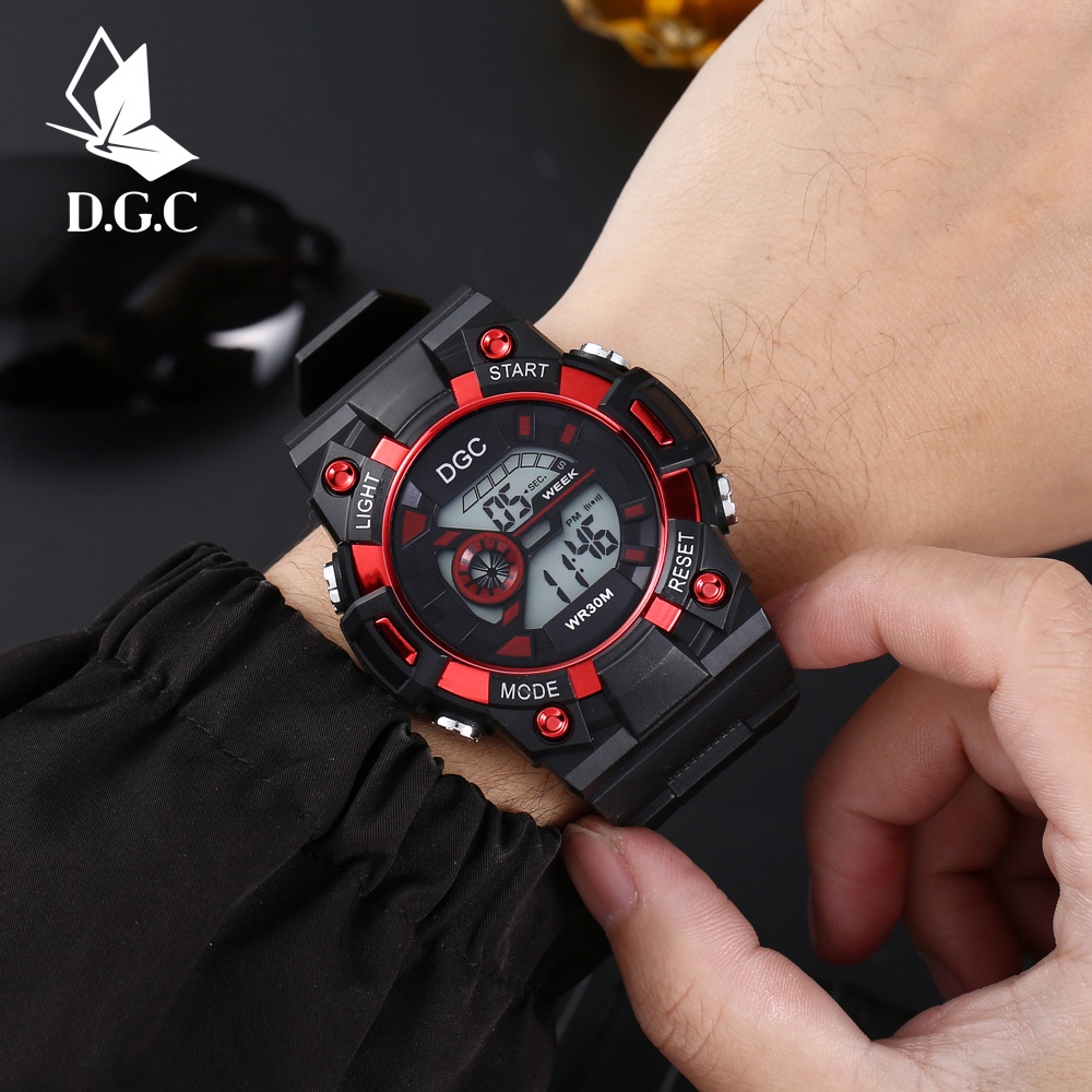 ✨D.G.C✨✅Jam Tangan Pria Fashion Sports Digital Led Men Women Digital Watch D.G.C M177