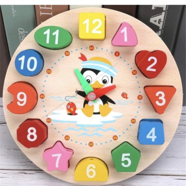 

Unik CLOCK SHAPE PUZZLE / puzle anak belajar berhitung jam waktu Diskon