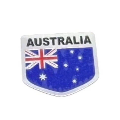 Stiker Emblem Mobil Bendera AUSTRALIA Bahan Aluminium