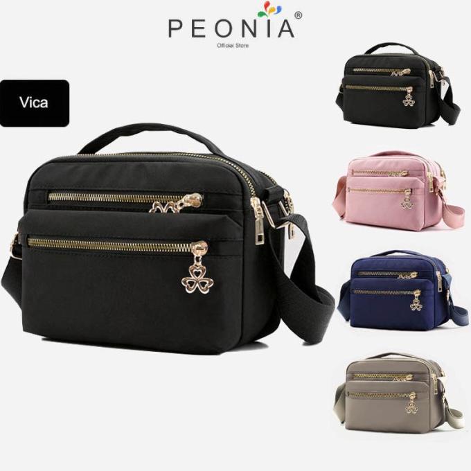 Peonia Tas Selempang Wanita Import Tas Kerja Kecil Hp Korea VICA BAG