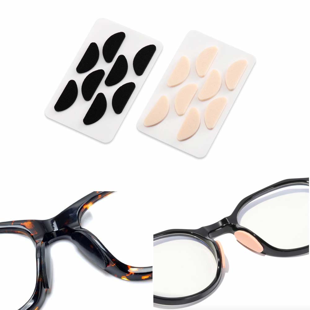 8 Pcs Stiker Kacamata Penyangga Hidung Pencegah Turun - Non Slip Silicone - Nose Pad Model B Group