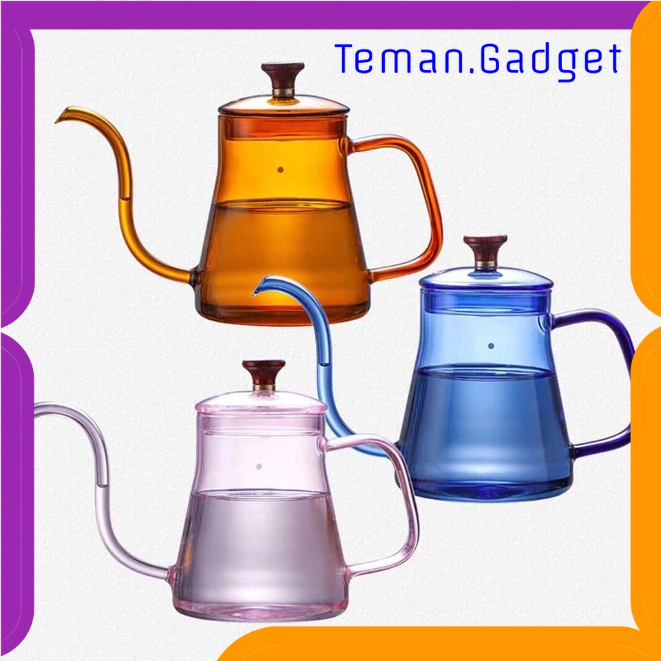 TG - DPR BORREY Teko Pitcher Teh Kopi Jus Borosilicate Glass Leher Angsa - TP-855