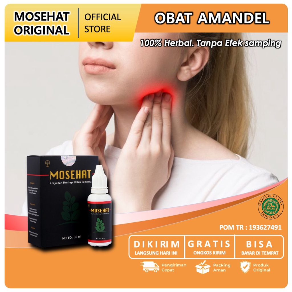 FREE ONGKIR - Obat Amandel Ampuh Mosehat