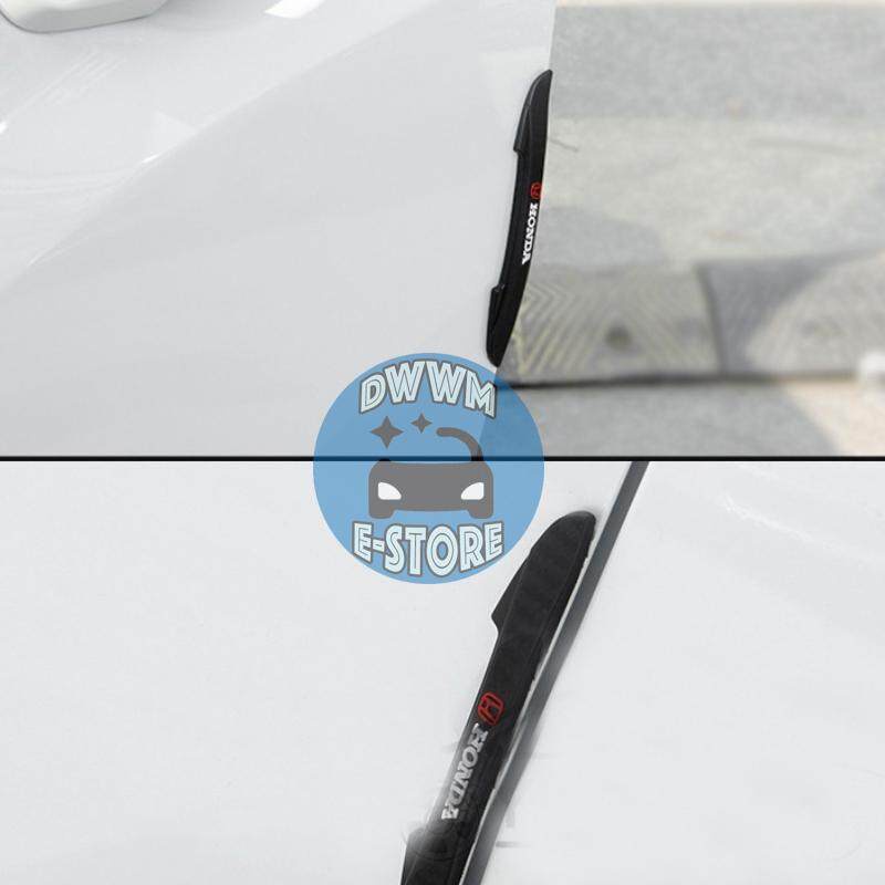 4 pcs/set door guard pelindung pintu anti gores pelindung samping pintu anti benturan berlogo honda