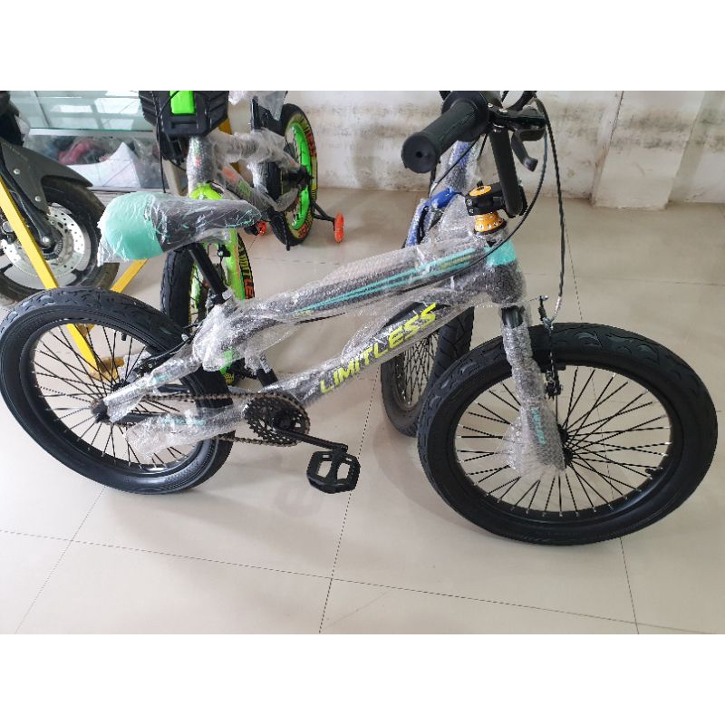 Jual Sepeda BMX 20 inch LIMITLESS ( BAN JUMBO 3.0 ) | Shopee Indonesia