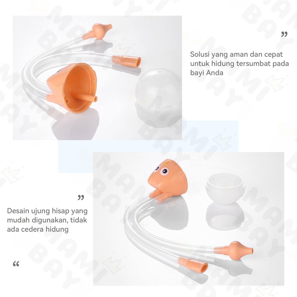 OKEYI Nasal Aspirator Alat Sedot Ingus Bayi Newborn Pembersih Hidung Bayi Alat Penyedot Ingus Bayi