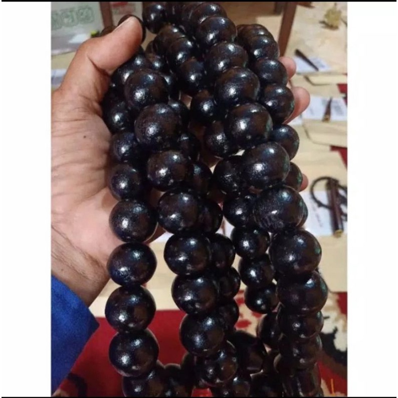 tasbih kayu ukuran besar tasbih hiasan dinding tasbih 20mm
