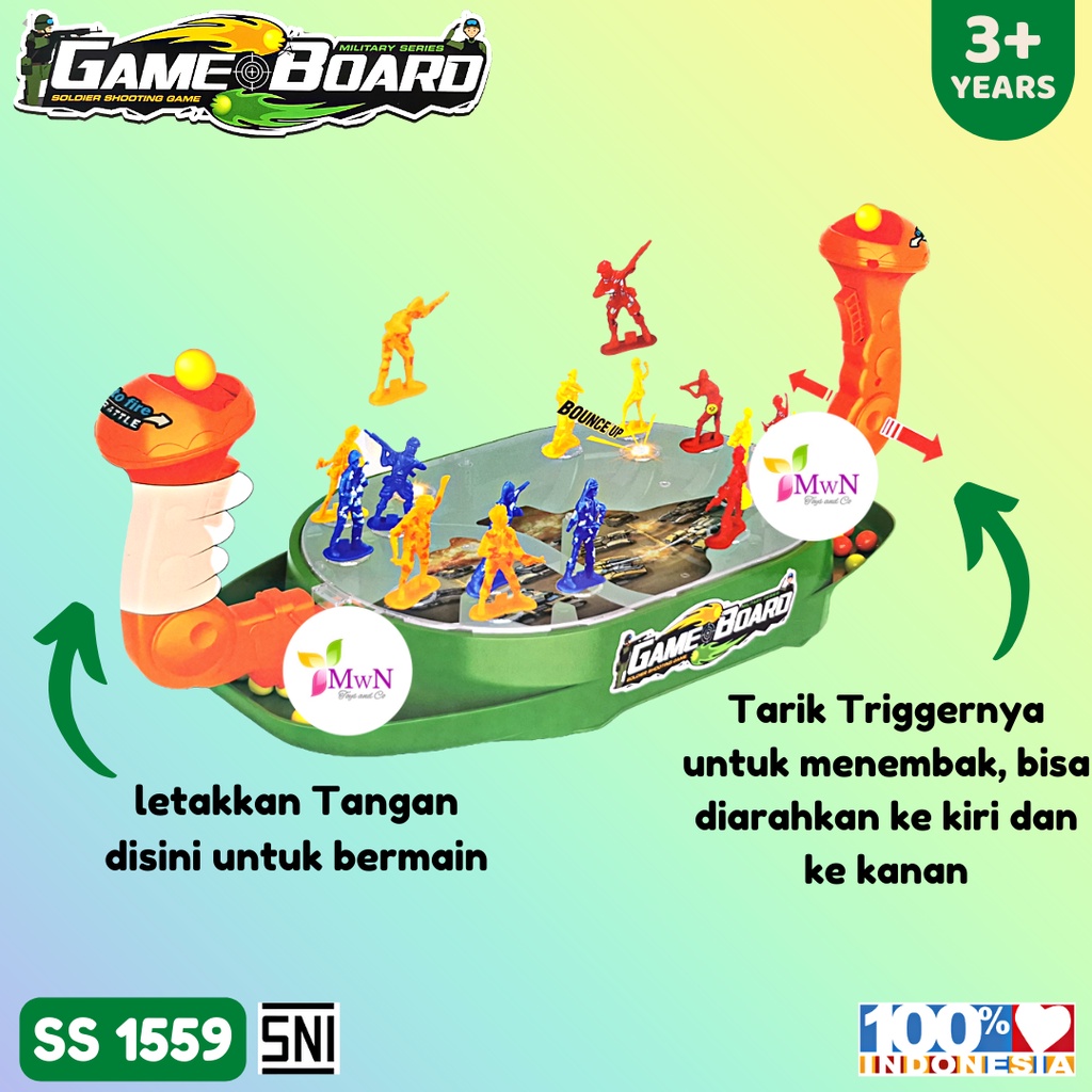 MWN Game Board Military Series SS1559 / permainan Papan Tentara