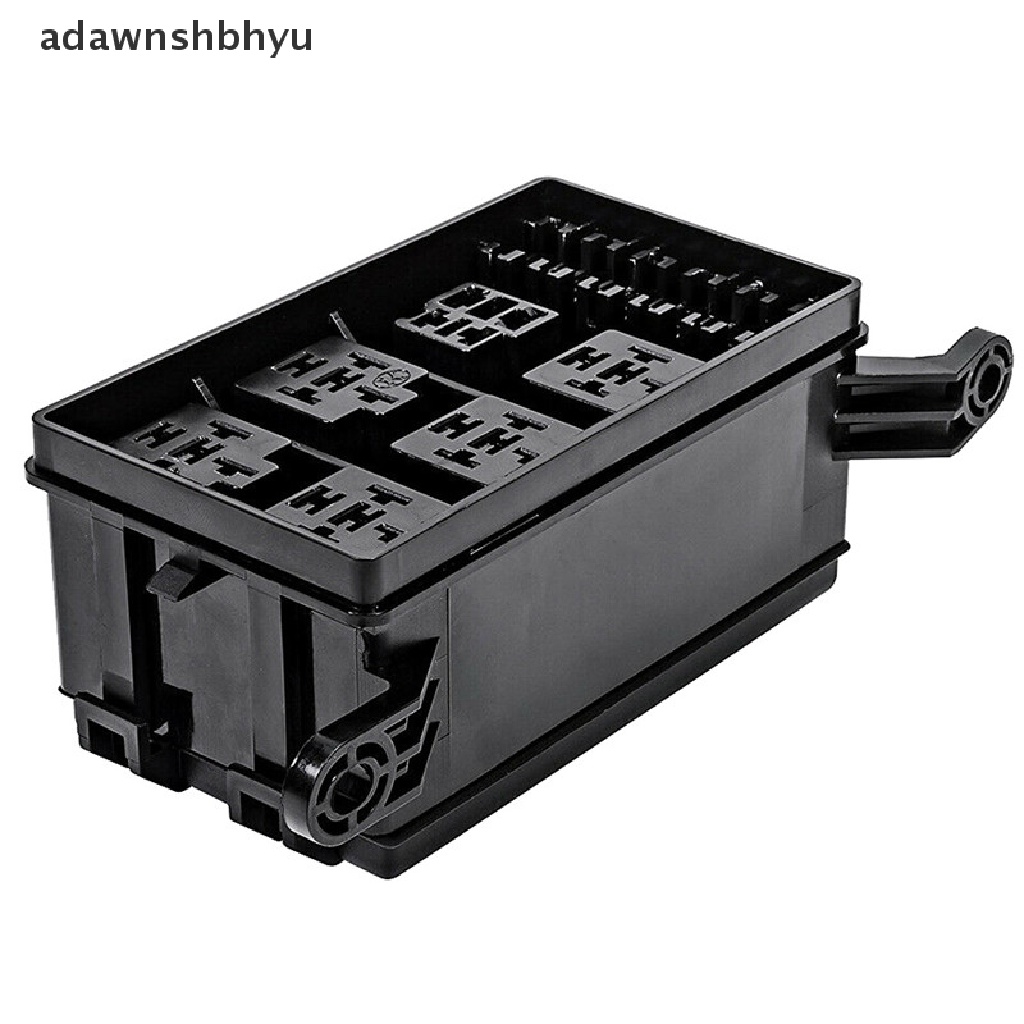 Mobil adawnshbhyu Kotak Relay 12slot adawnshbhyu 6tungku ATC/ATO 6loyang Bilah Standar Fuse Holder Block ID