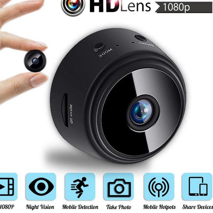 Harga Diskon Kamera Pengintai Mini Wifi kamera pengintai A9- Camera Spy Mini Wifi KMW