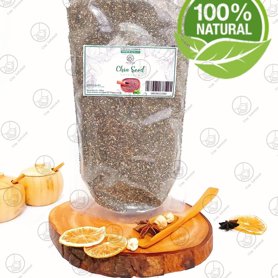 

{Original} 500gr Black Chia Seed ORGANIK / USDA / Rempah / JSR100% PREMIUM QUALITY