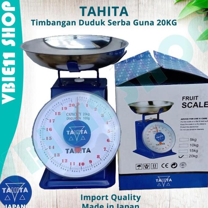 Timbangan Tahita 20Kg Besi Stainless Jarum Analog Manual Duduk Sembako