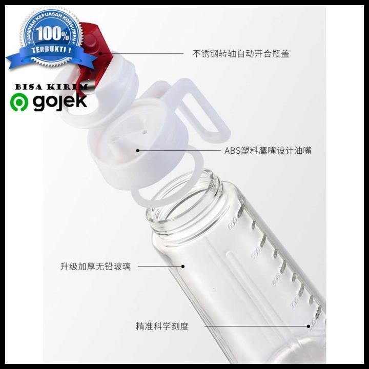 

Roborobo Botol Minyak Serbaguna Seasoning Glass Jar 630Ml Cyx180813K0