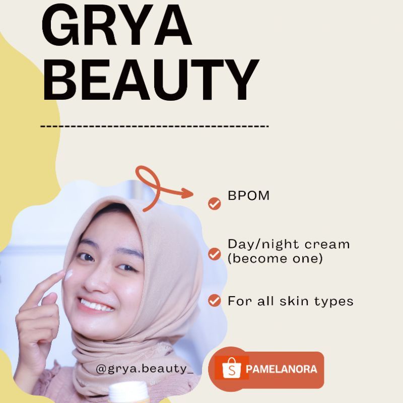GRIYA BEAUTY GLOW UP CREAM 2IN1 DNA SALMON GRIYA BEAUTY