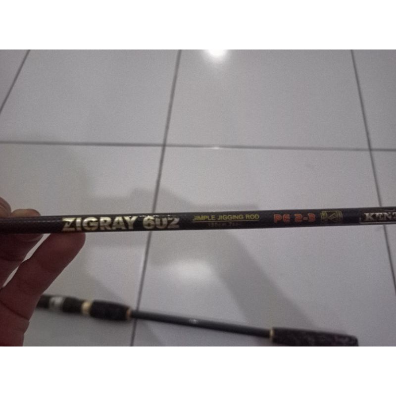 Joran bekas 95%, kenzi zigray 602
