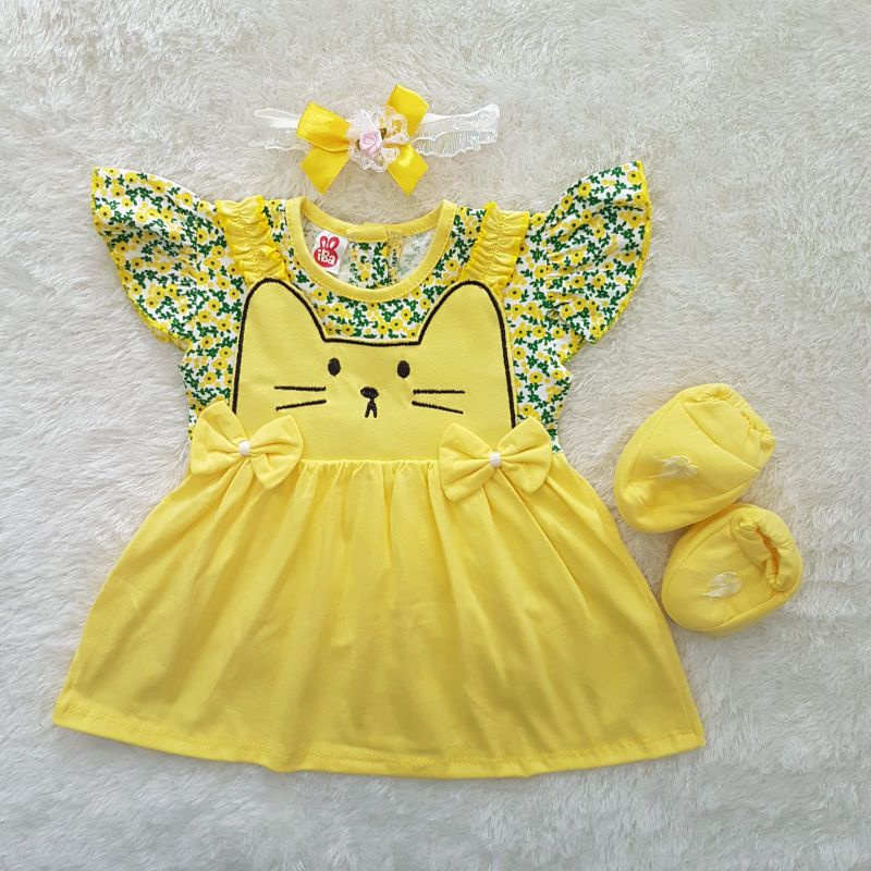 Baju Bayi Set dress 3in1