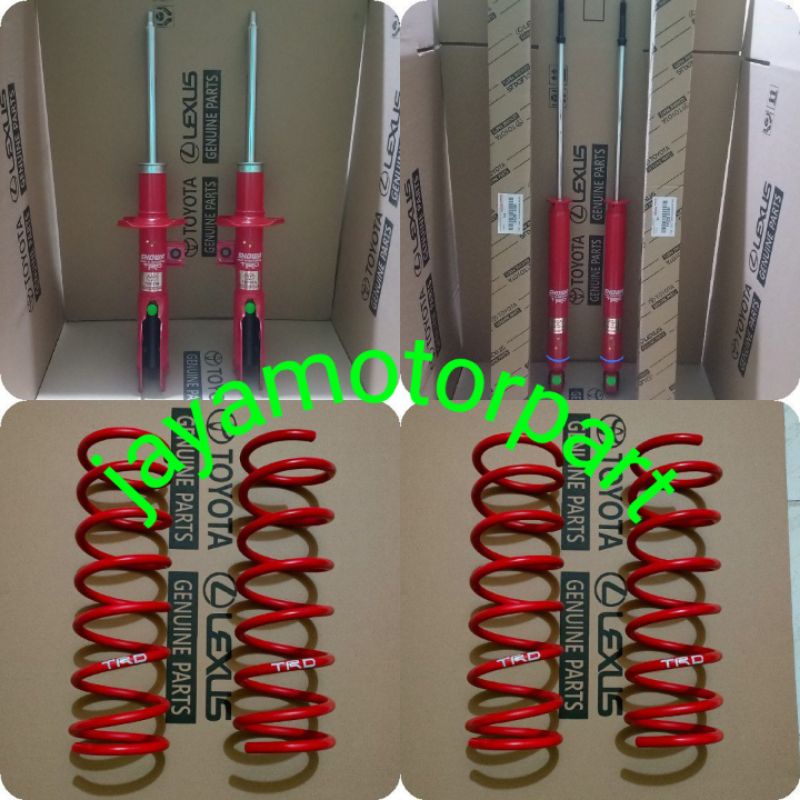 shock absorber shockbreaker agya Ayla trd depan belakang Toyota / per keong coil spring agya Ayla de