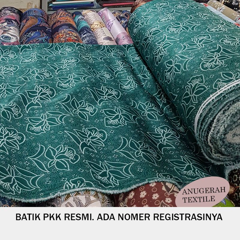 KAIN BATIK PKK ORI BAHAN BABY TOUCH SEMI-SUTRA (HARGA PER SETENGAH METER)