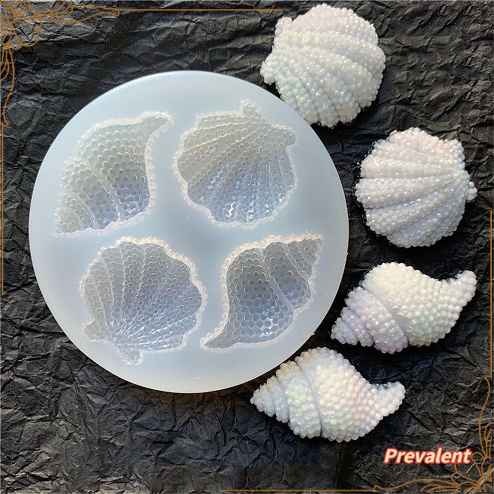 Preva Shell Shape Craft Handmade Kerajinan Tangan UV Epoxy Resin Casting Cetakan Alat Membuat Keong Kue Coklat