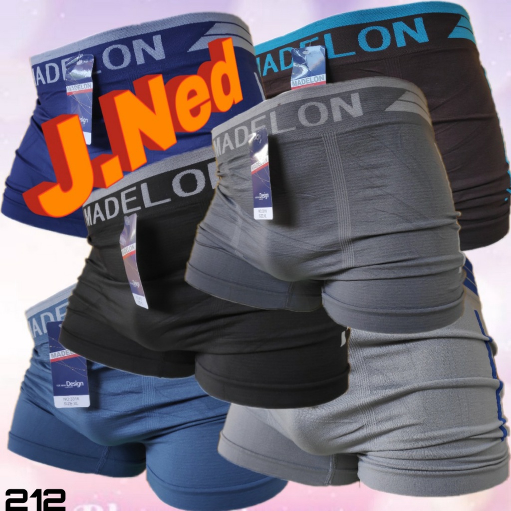 J212 CD BOXER PRIA  MADELON CELANA DALAM PRIA BOXER BOXER PRIA IMPORT