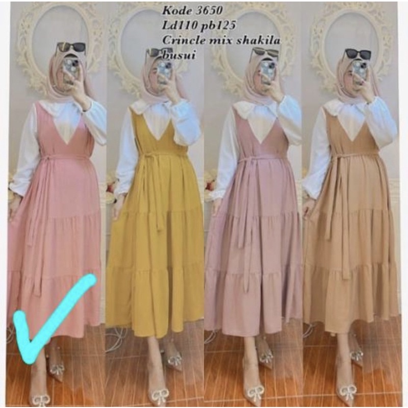 KHANZA DRESS MAXY CRINGKEL AIRFLOW
