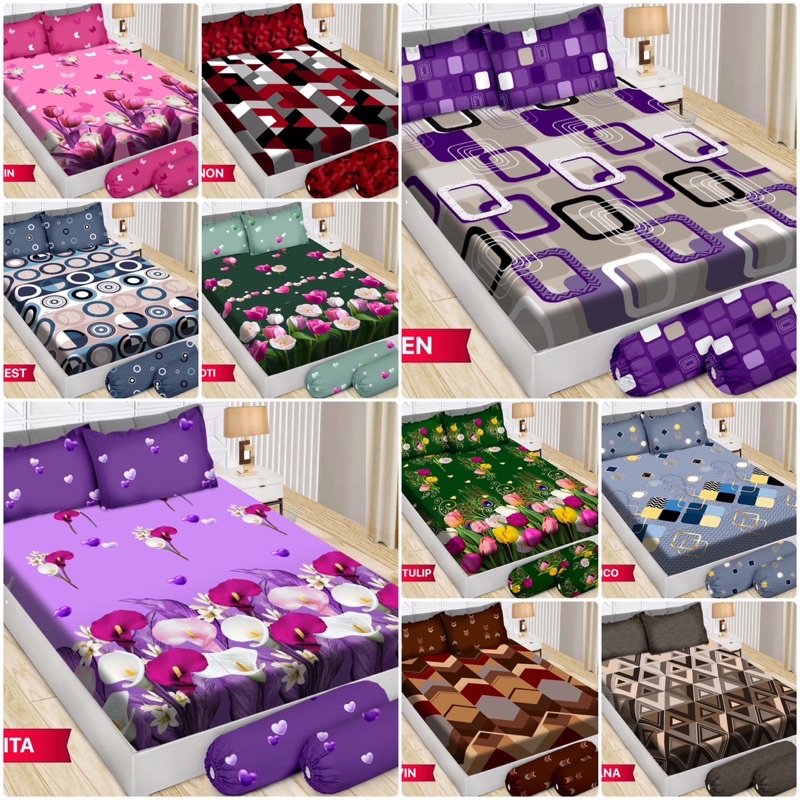 (BISA COD) SPREI BONITA UK 180*200 MOTIF TERBARU DIJAMIN TIDAK LUNTUR