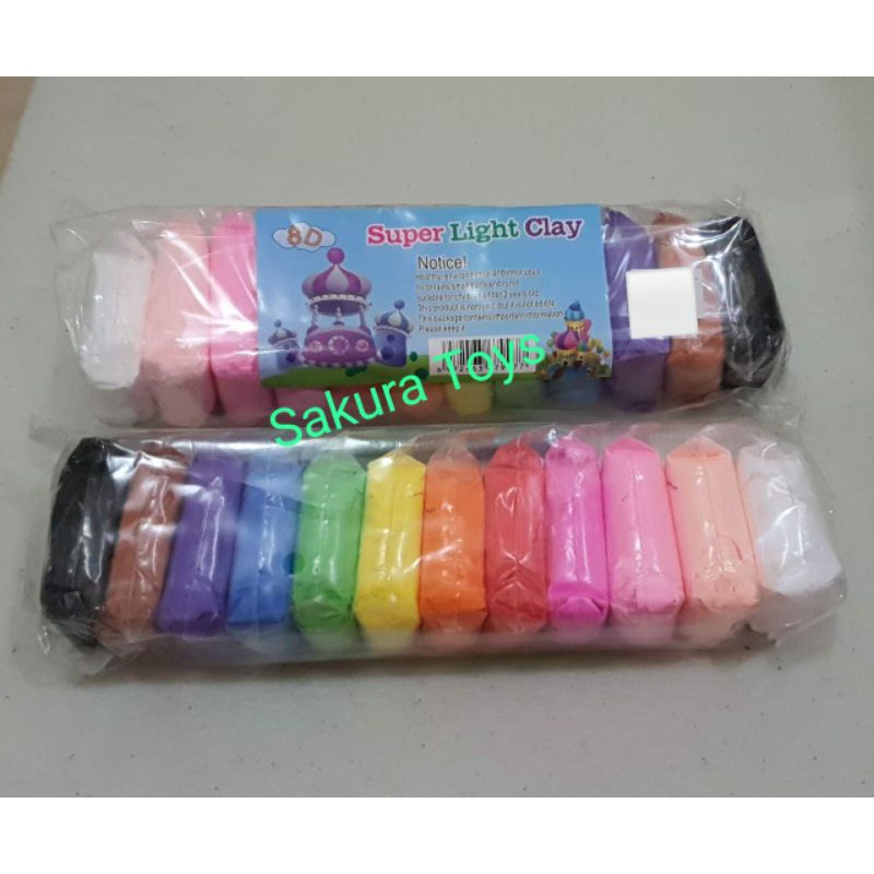 Mainan Anak Super Light Clay / Mainan Plastisin / Mainan Kreativitas Anak
