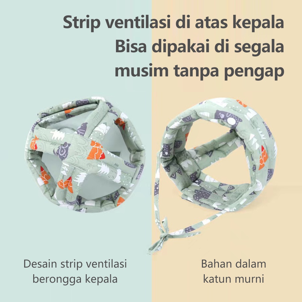 Lakhu Helm bayi pelindung kepala anti bentur/ Topi Pelindung Kepala Bayi / Baby Head Protector