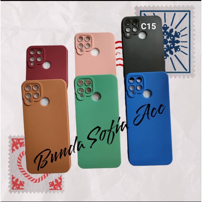CASE TERBARU MACARON PRO CAMERA TIPE REALME C15