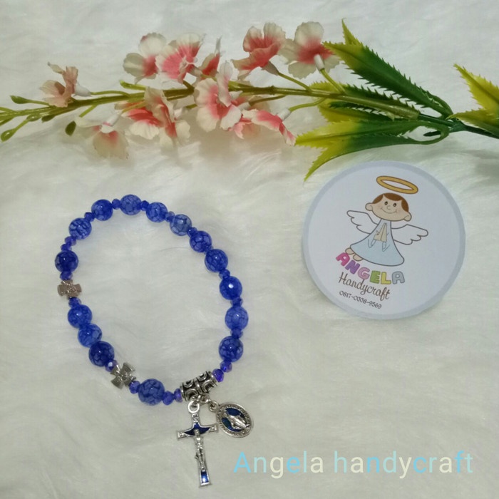 Rosario - Gelang Rosario Batu Alam - Hollishop