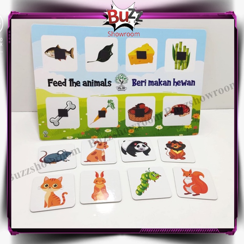 BUSY PAGE Mainan Montessori Edukasi Awal Anak Paud Puzzle