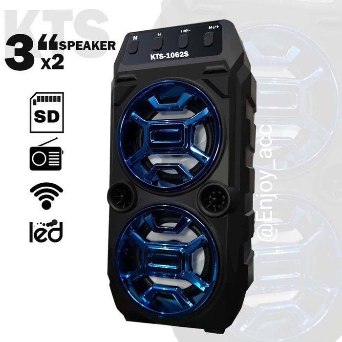 Speaker SK 1062S plus Mic Karaoke - speaker Bluetooth Karaoke SK-1062S - Kenji Shop