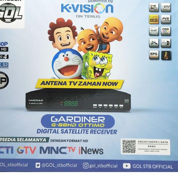 EXCLUSIVE!Receiver Gardiner  OTTIMO HD GOL K -Vision Free Channel|KD3