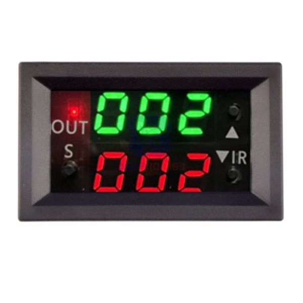 Murah TM2 NB T2401-N Dual LED Display Timing Delay Relay Timer Module 12V Berkualitas